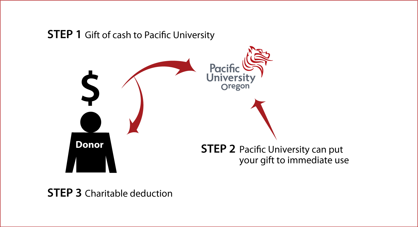 Cash, Checks, and Credit Cards Diagram